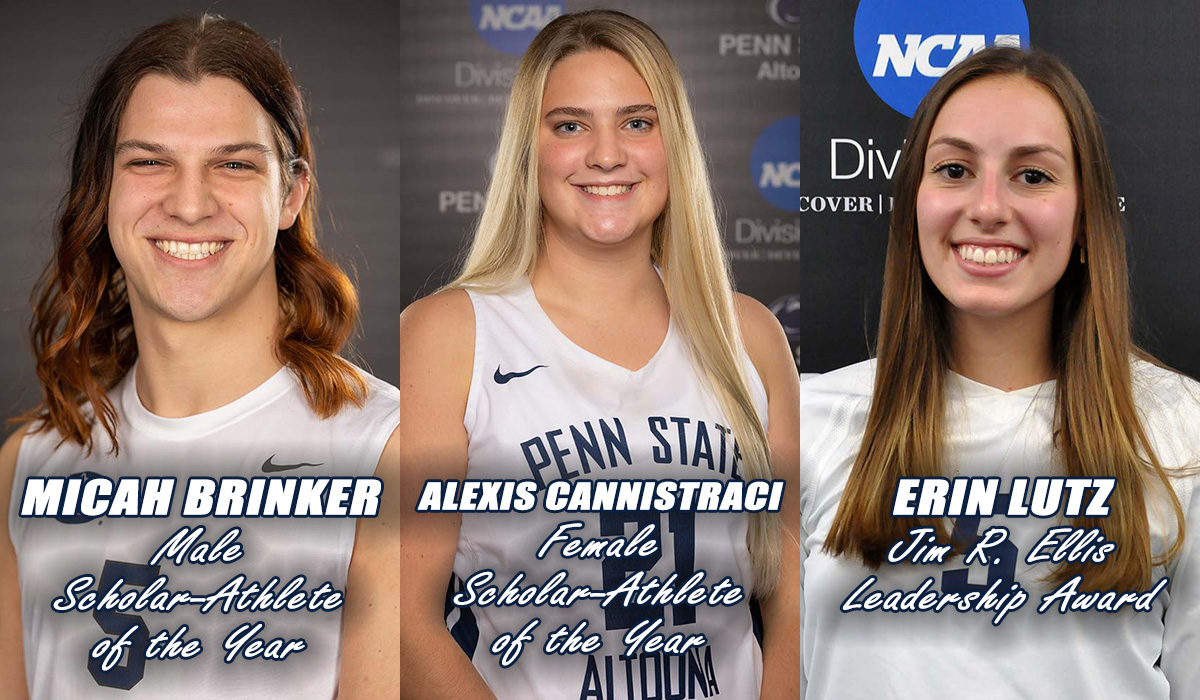 Brinker, Cannistraci, Lutz Receive Year-End Athletics Awards