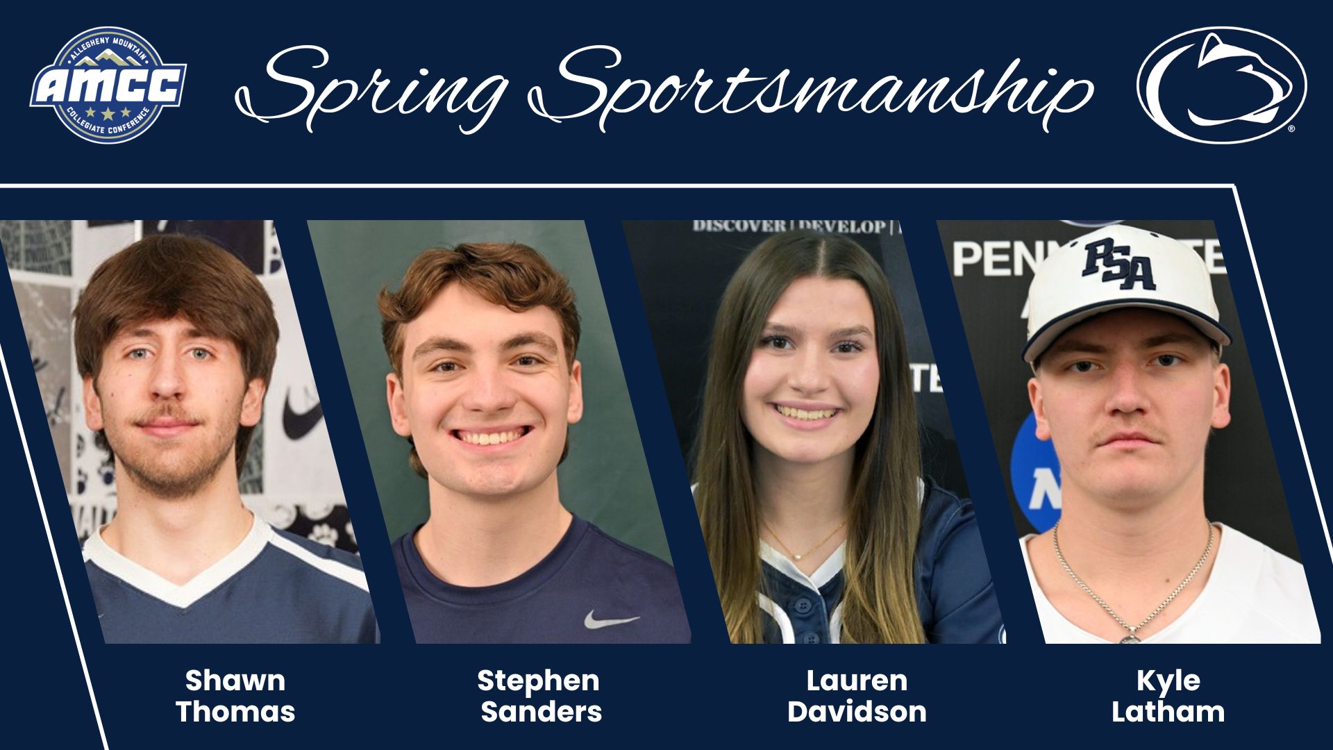 Spring Sport Athletes Earn Spots on AMCC Sportsmanship Team