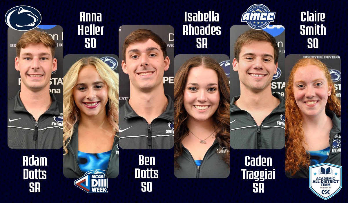 Six Lion Swimmers Earn CSC Academic All-District Honors