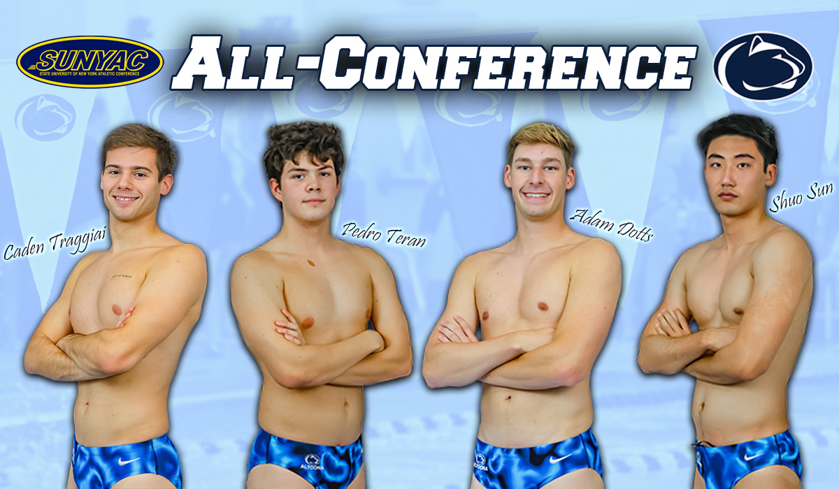 Men&rsquo;s Swimming Lands Four on All-SUNYAC Team