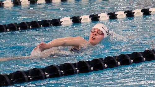 Women's Swimming Remains Ninth After Two Days at Malone Invite