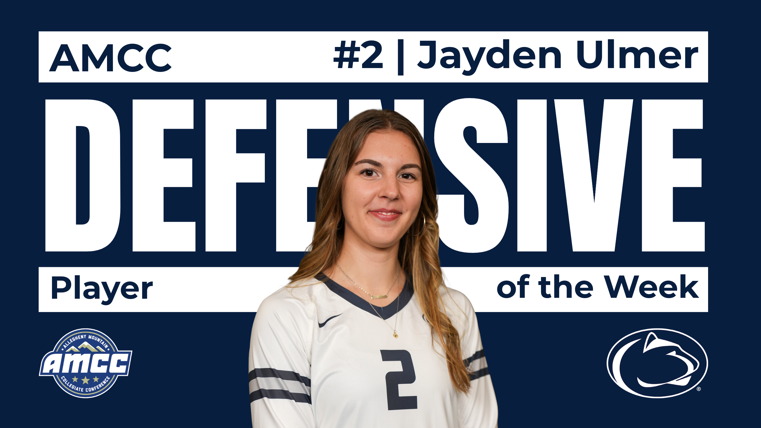 Ulmer Named AMCC Defensive Player of the Week