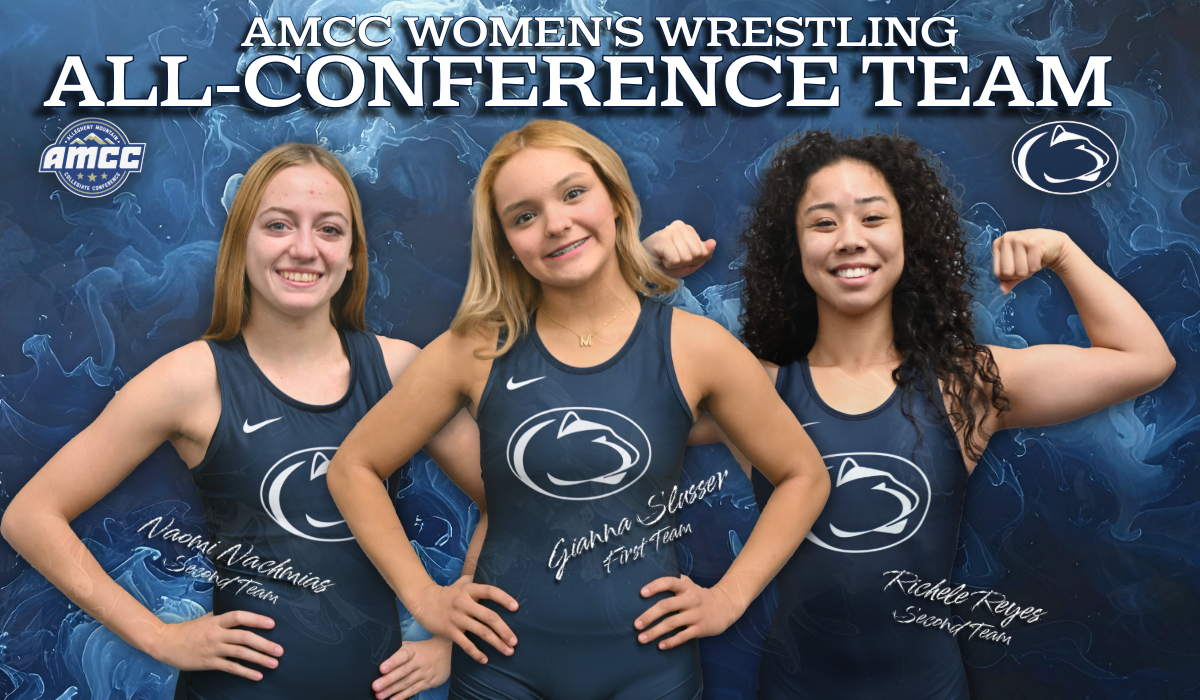Three Lions Earn All-AMCC Status in Women&rsquo;s Wrestling